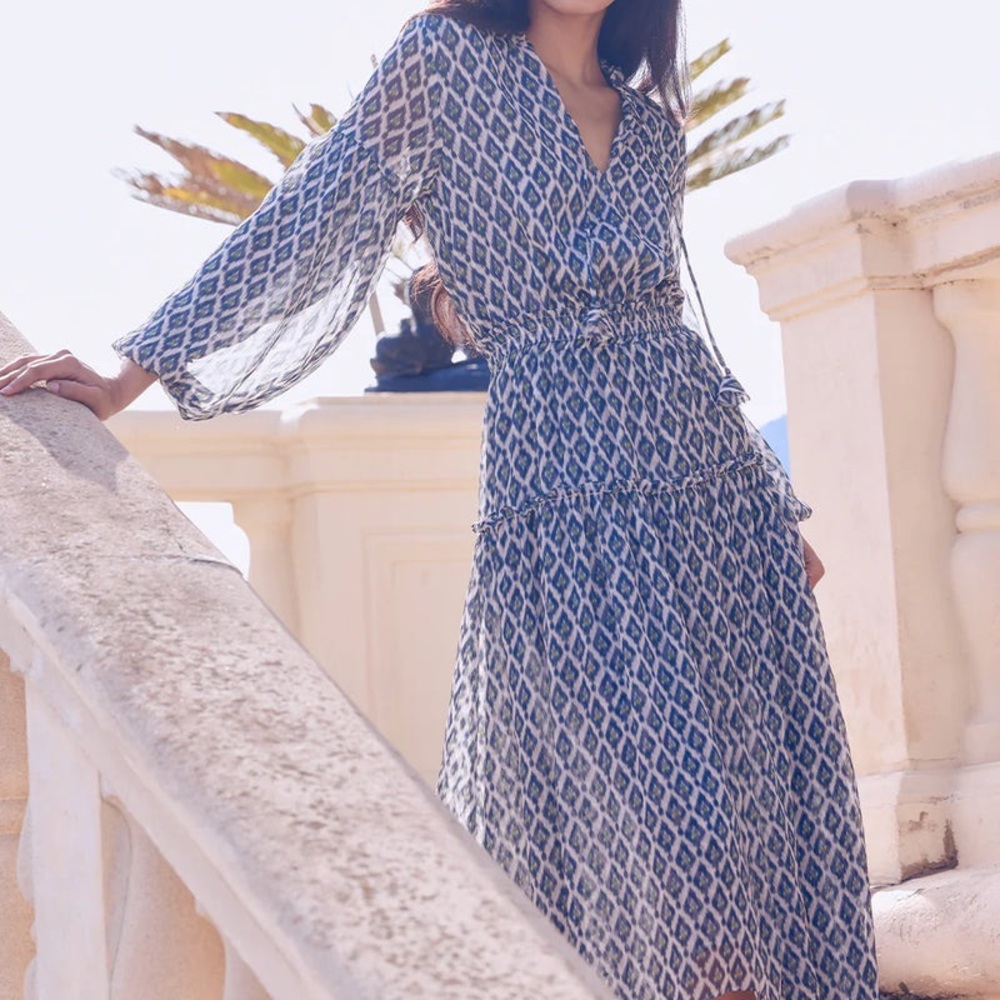 NWT Misa Los Angeles Tasia Dress in Peridot Eyes